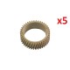 RICE3975 5xUpper Roller Gear  per RICOH 40T MP6001,7000,7500