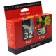 Lexmark origjinale Multipack ngjyrë e zezë / ngjyra të ndryshme 80D2951 32+33 2 kartuça me bojë nr. 32 bk + nr. 33 col.