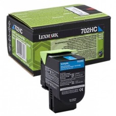 Lexmark origjinale toner ngjyrë e kaltër 70C2HC0 702HC rreth 3000 faqe i ripërdorshëm