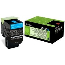 Lexmark origjinale toner ngjyrë e kaltër 70C2XC0 702XC rreth 4000 faqe i ripërdorshëm