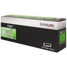 Lexmark origjinale toner ngjyrë e zezë 51F2H00 512H rreth 5000 faqe i ripërdorshëm