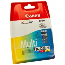 Canon Multipack ngjyrë e kaltër/ngjyrë magenta/ngjyrë e verdhë CLI-526 4541B009 CLI-526c + CLI-526m + CLI-526y