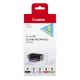 Canon Multipack ngjyrë e zezë/ngjyrë e kaltër/ngjyrë magenta/ngjyrë e verdhë/ngjyrë jeshile CLI-8 5pack 0620B027 5 K CLI-8: BK +PC +PM +R +G
