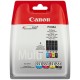 Canon Value Pack ngjyrë e zezë/ngjyrë e kaltër/ngjyrë magenta/ngjyrë e verdhë CLI-521 Photo Value Pack 2933B010 
