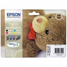 Epson Multipack ngjyrë e zezë / ngjyrë e kaltër / ngjyrë magenta / ngjyrë e verdhë C13T06154010 T0615 4 kartuça: T0611 + T0612 + T0613 + T0614