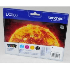 Brother Multipack ngjyrë e zezë/ngjyrë e kaltër/ngjyrë magenta/ngjyrë e verdhë LC980VALBPDR LC-980 LC-980 BK/C/M/Y