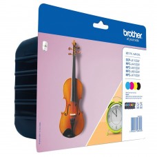 Brother Multipack ngjyrë e zezë/ngjyrë e kaltër/ngjyrë magenta/ngjyrë e verdhë LC127XLVALBPDR LC-125 XL/LC-127 XL 4 kartuça me bojë: BK+C+M+Y