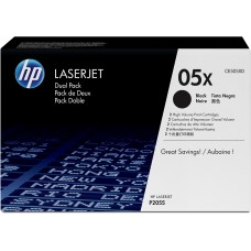 HP Multipack ngjyrë e zezë / ngjyrë e zezë CE505XD 05X konfeksion dysh