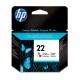 HP kartuçë me bojë me ngjyra C9352AE 22 rreth 165 fletë 6ml 