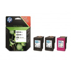 HP Multipack ngjyrë e zezë / ngjyrë e zezë SD518AE 300 3x kartuça HP 300: 2 x CC640EE + 1 CC643EE