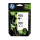 HP Multipack ngjyrë e zezë SD519AE 901 2x Tinte: 1x CC654AE (901 XL) + 1x CC656AE (901)