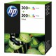 HP Multipack të ndryshme me ngjyra D8J44AE 300 XL 2 x HP 300 XL me ngjyra