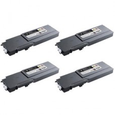 Toner Laserjet kompatibël me ngjyra e ndertuar e re, e garantuar për Dell e zezë DE3760BK