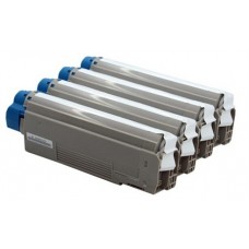 Toner Laserjet kompatibël me ngjyra e ndertuar e re, e garantuar për OKI Executive e kaltër  ES5460C