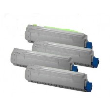 Toner Laserjet kompatibël me ngjyra e ndertuar e re, e garantuar për OKI Executive magenta ES8431M