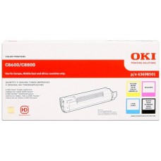 origjinale Oki Multipack ngjyrë e zezë / ngjyrë e kaltër / ngjyrë magenta / ngjyrë e verdhë 43698501 rainbow kit